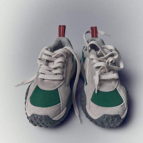 NWT ZARA KIDS/ LEATHER SNEAKERS 507 - REF 3307/130 KIDS 5, 2.5, 2 - Picture 2 of 8